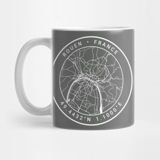 Rouen Map Mug